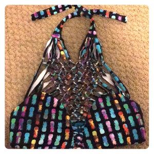 San Lorenzo Multi-Knot High Neck Top